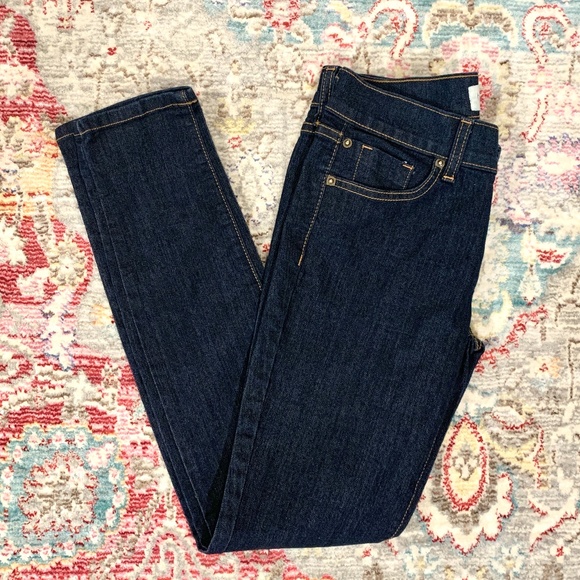 Humble Chic NY Dark Wash Skinny Straight Leg Jeans - Picture 2 of 7